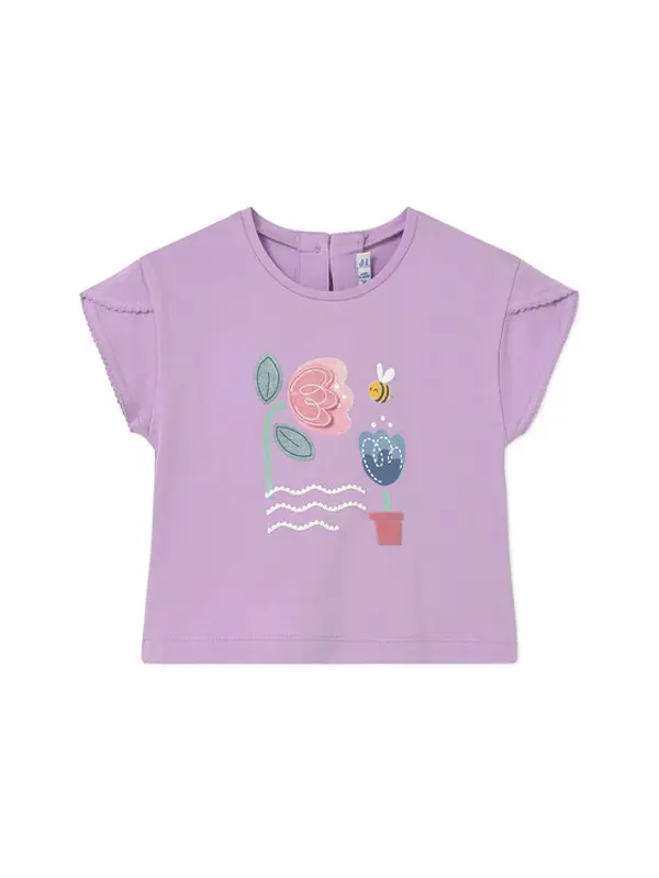 Mayoral Mayoral T-shirt 1087 Ljubičasta Regular Fit