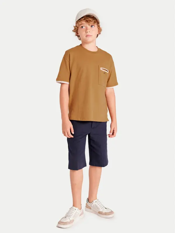 Mayoral Mayoral T-shirt 6004 Smeđa Regular Fit