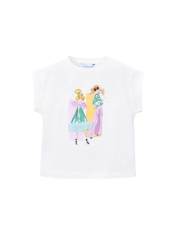 Mayoral Mayoral Top 3005 Écru Regular Fit