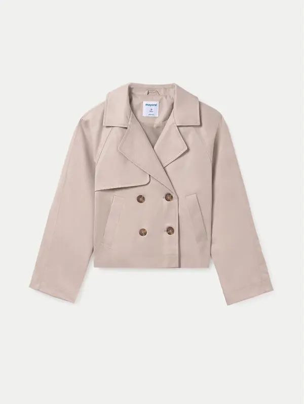 Mayoral Mayoral Trench 6410 Bež Regular Fit