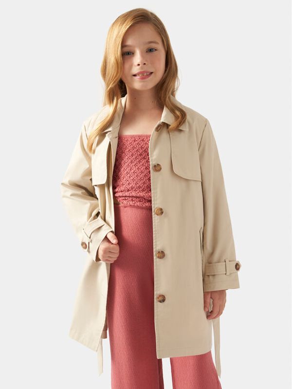Mayoral Mayoral Trench 6464 Bež Regular Fit
