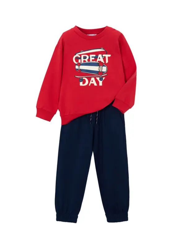 Mayoral Mayoral Trenerka 3882 Crvena Regular Fit
