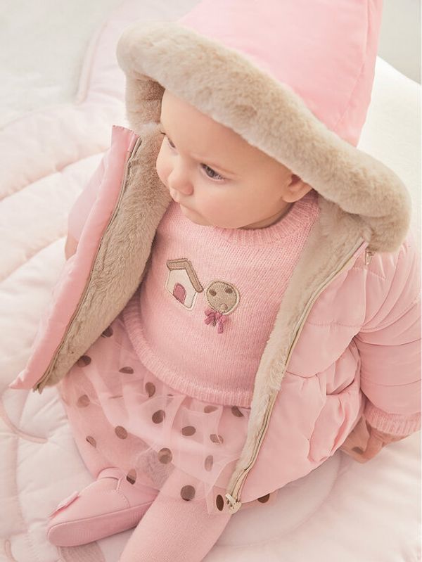 Mayoral Mayoral Zimska jakna 2.407 Ružičasta Regular Fit