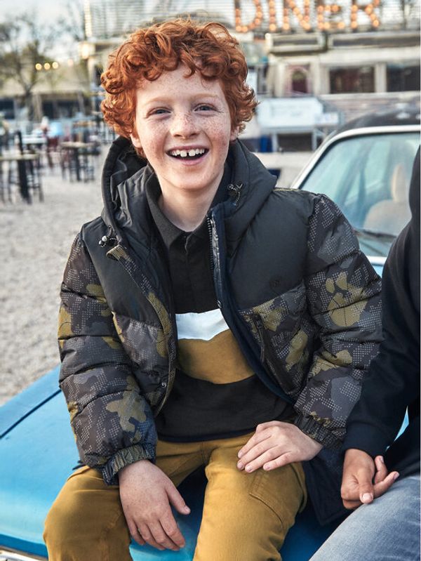 Mayoral Mayoral Zimska jakna 7461 Crna Regular Fit