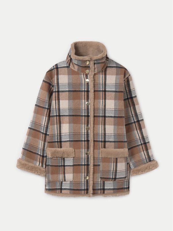 Mayoral Mayoral Zimski kaput 7476 Smeđa Regular Fit