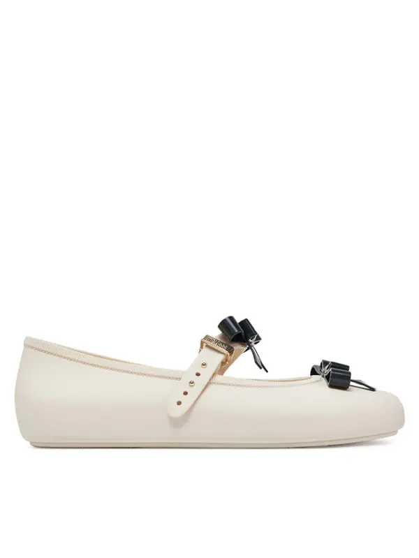 Melissa Melissa Balerinke Melissa Soft Ballerina Bow Ad M 35971 Écru
