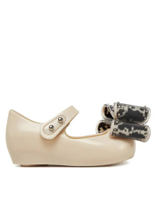 Melissa Melissa Balerinke Ultragirl Classic Bow 35967 Écru