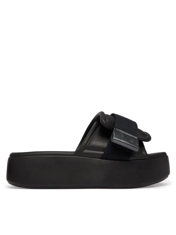 Melissa Melissa Natikače Melissa Free Fuzzy Slide Platform Ad 37835 Crna