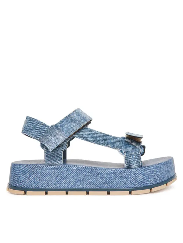 Melissa Melissa Sandale Melissa Flowing Platform Denim Ad M 36132 Plava