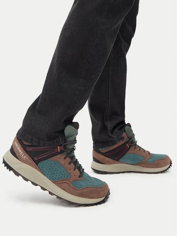 Merrell Merrell Planinarske cipele Wildwood Mid Ltr Wp J068031 Zelena