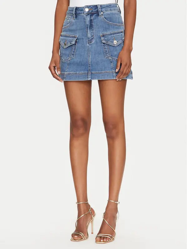 MET MET Jeans suknja M10 182GN Plava Regular Fit