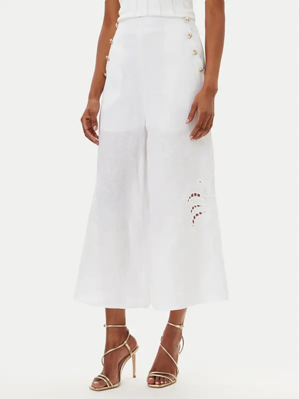 MET MET Kulot M10 278PT Bijela Relaxed Fit