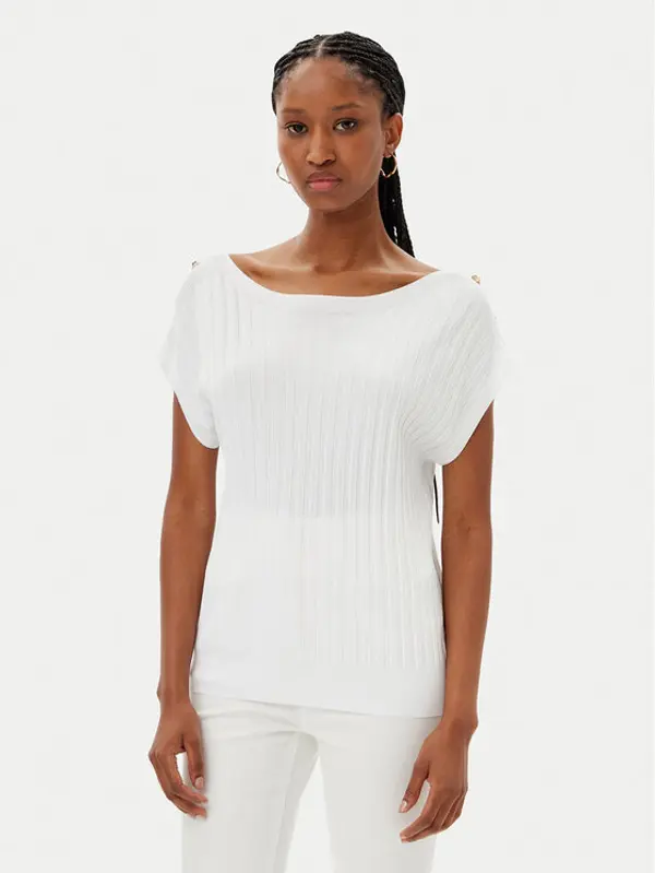 MET MET Majica M10 242MG Bijela Regular Fit