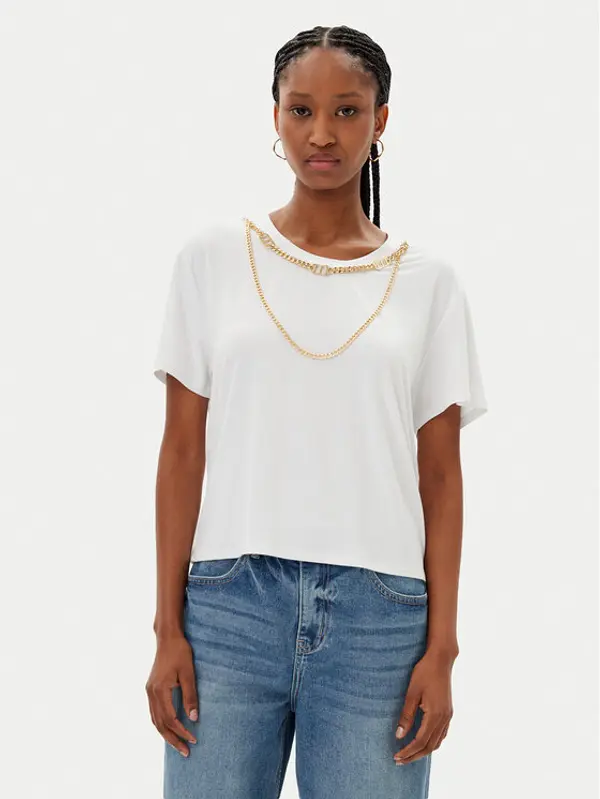 MET MET T-shirt M10 262TP Bijela Regular Fit