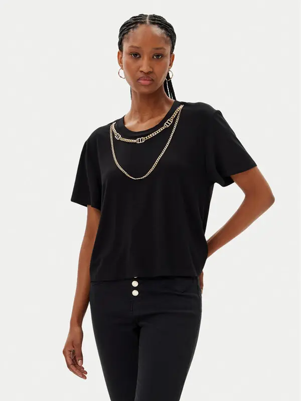 MET MET T-shirt M10 262TP Crna Regular Fit
