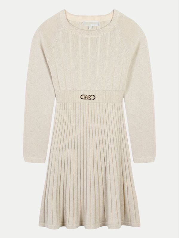 MICHAEL KORS KIDS MICHAEL KORS KIDS Džemper haljina R30169 D Bež Regular Fit