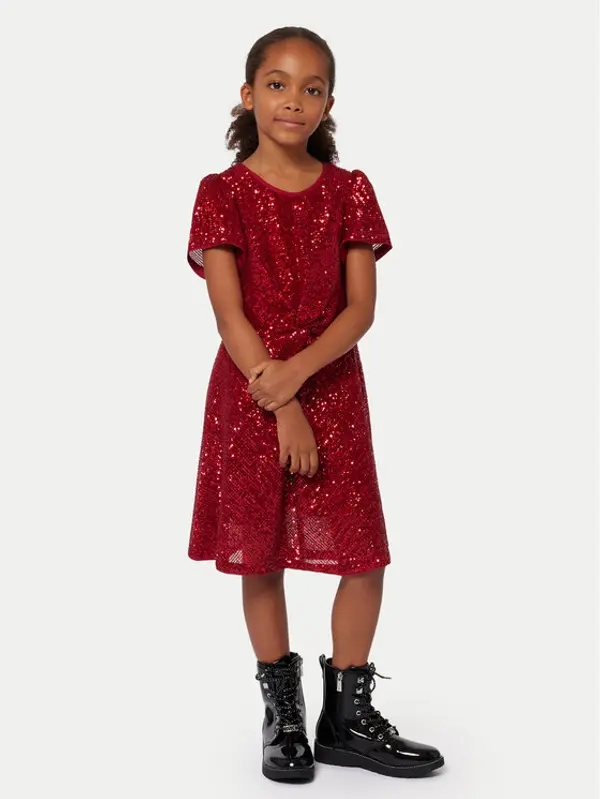 MICHAEL KORS KIDS MICHAEL KORS KIDS Elegantna haljina R30168 M Crvena Regular Fit