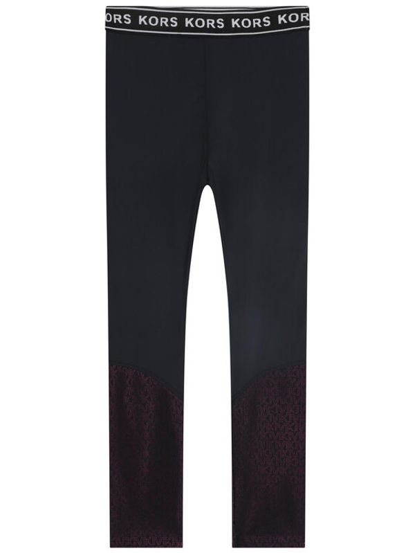 MICHAEL KORS KIDS MICHAEL KORS KIDS Leggings R14152 S Crna Regular Fit