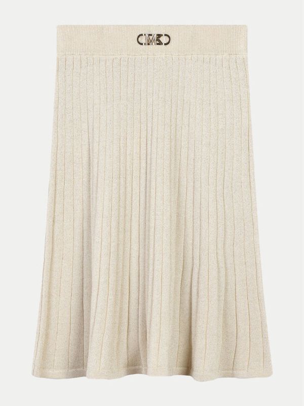 MICHAEL KORS KIDS MICHAEL KORS KIDS Plesirana suknja R30194 M Zlatna Regular Fit