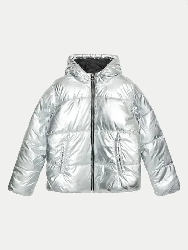 MICHAEL KORS KIDS MICHAEL KORS KIDS Zimska jakna R30187 D Srebrna Regular Fit