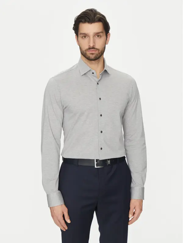 Michael Kors Michael Kors Košulja MD0MD91392 Siva Slim Fit