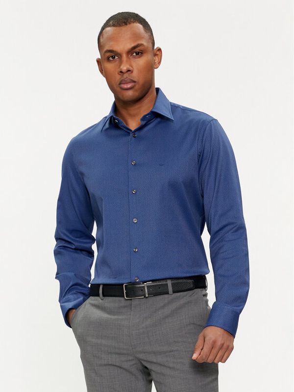 Michael Kors Michael Kors Košulja MK0DS01251 Tamnoplava Modern Fit