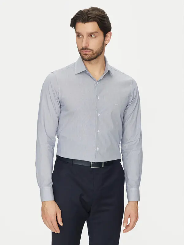 Michael Kors Michael Kors Košulja MK0DS01293 Plava Slim Fit