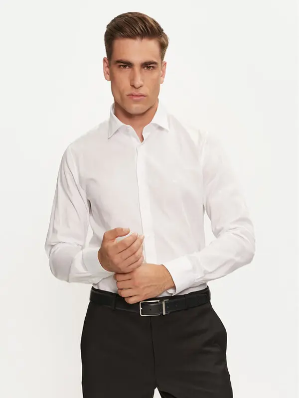 Michael Kors Michael Kors Košulja MK0DS01294 Bijela Slim Fit
