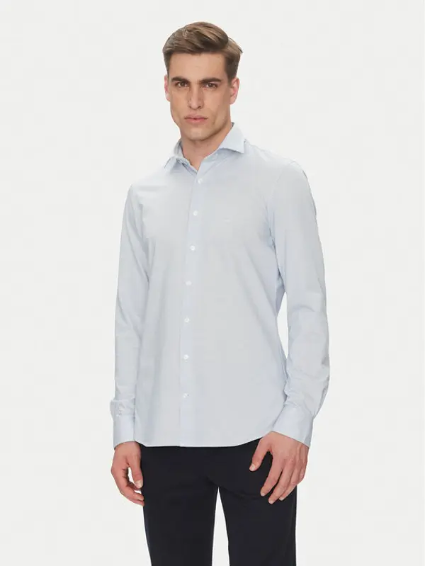 Michael Kors Michael Kors Košulja MK0DS01555 Svijetloplava Slim Fit