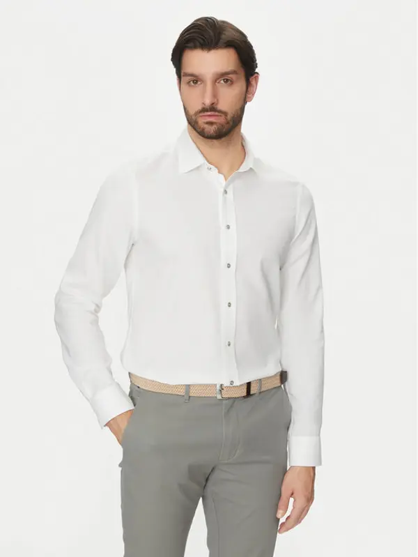 Michael Kors Michael Kors Košulja MK0DS01556 Bijela Slim Fit