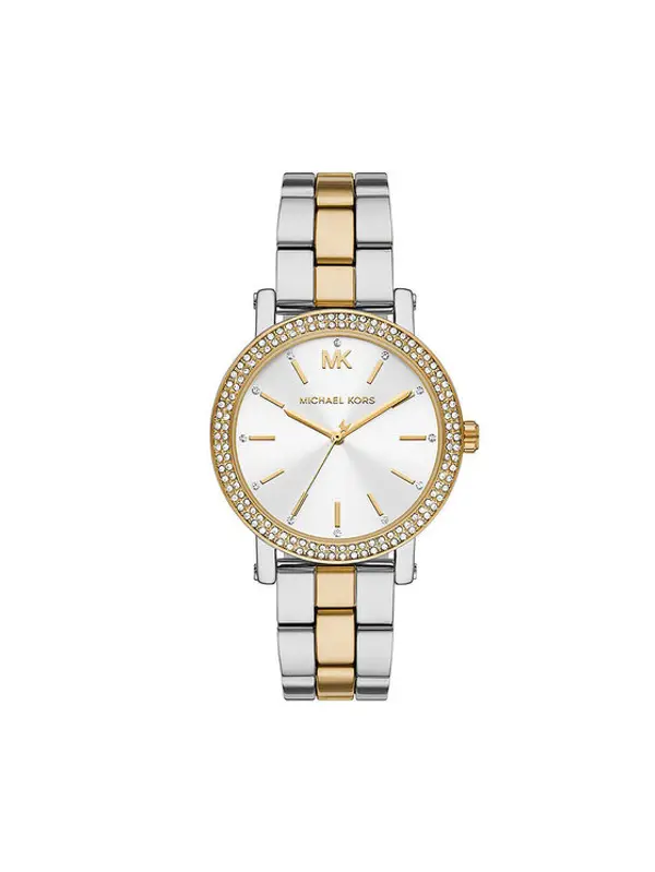 Michael Kors Michael Kors Sat Corey MK7550 Srebrna