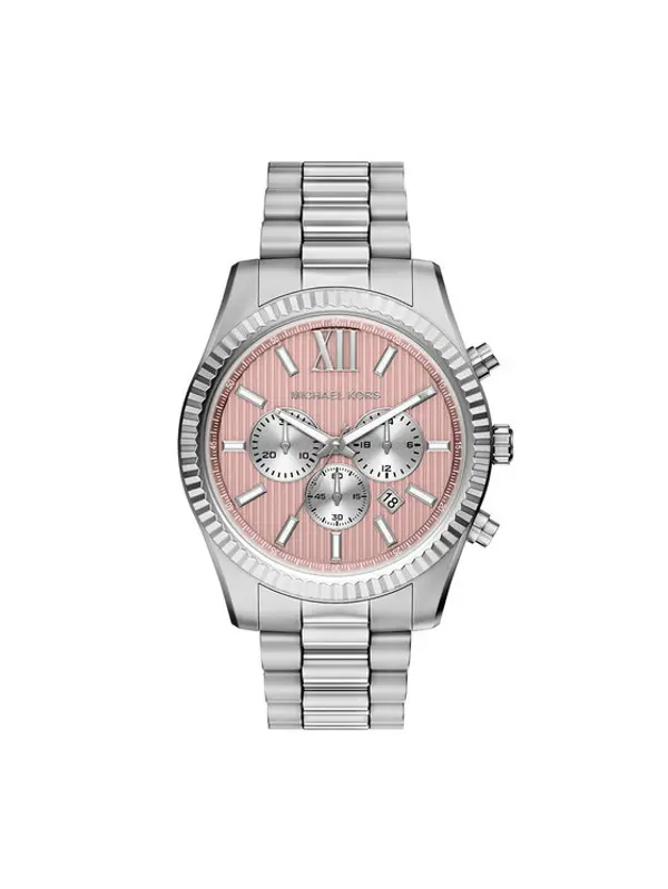 Michael Kors Michael Kors Sat Lexington Man Chrono MK9247 Srebrna
