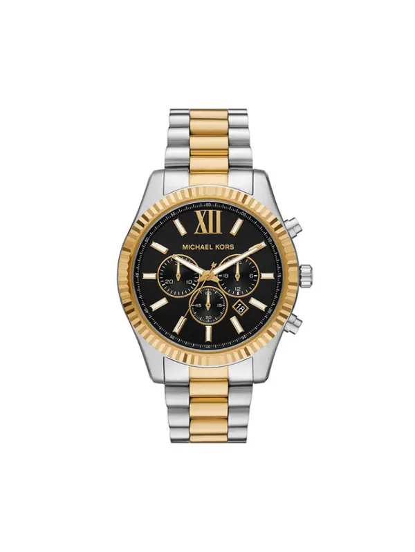 Michael Kors Michael Kors Sat Lexington Mens Chronograph MK9207 Srebrna