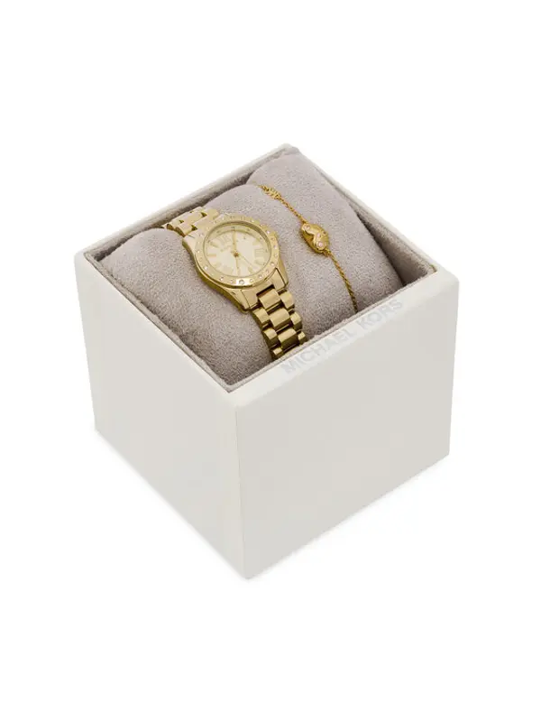 Michael Kors Michael Kors Set sata i narukvice Lexington Set MK4992SET Zlatna