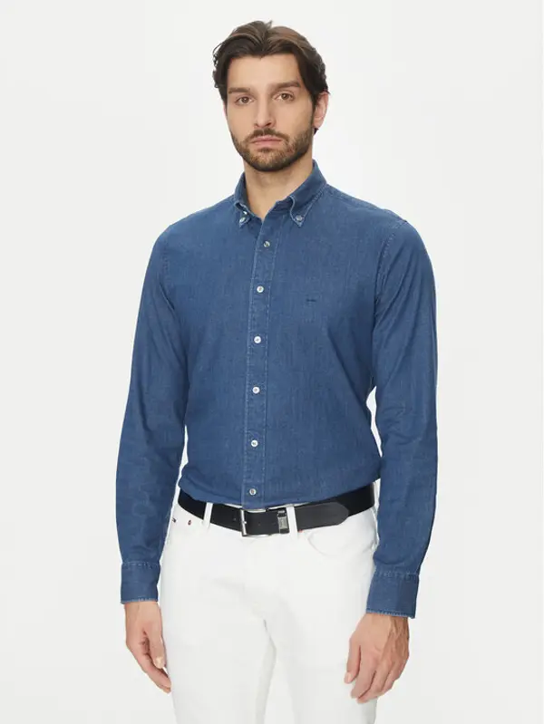 Michael Kors Michael Kors traper košulja MD0MD91441 Tamnoplava Slim Fit