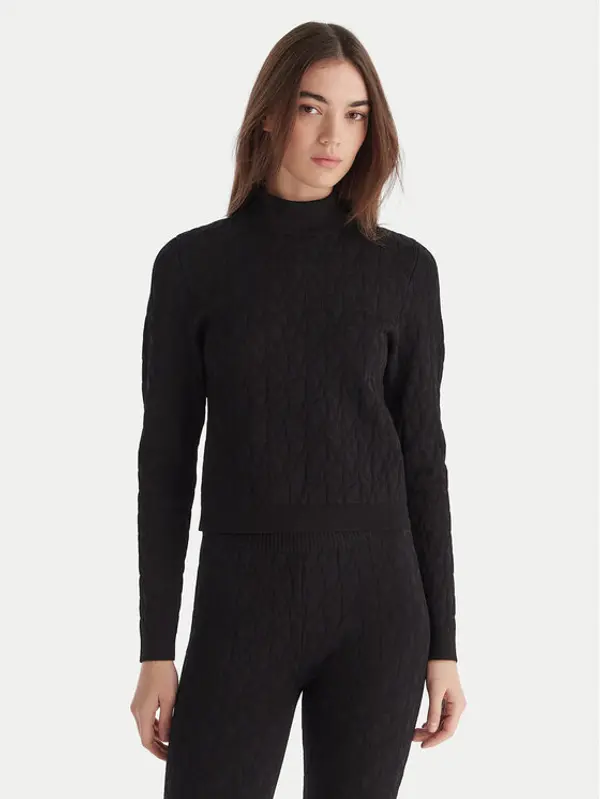 MICHAEL Michael Kors MICHAEL Michael Kors Dolčevita MF5619YJWV Crna Slim Fit