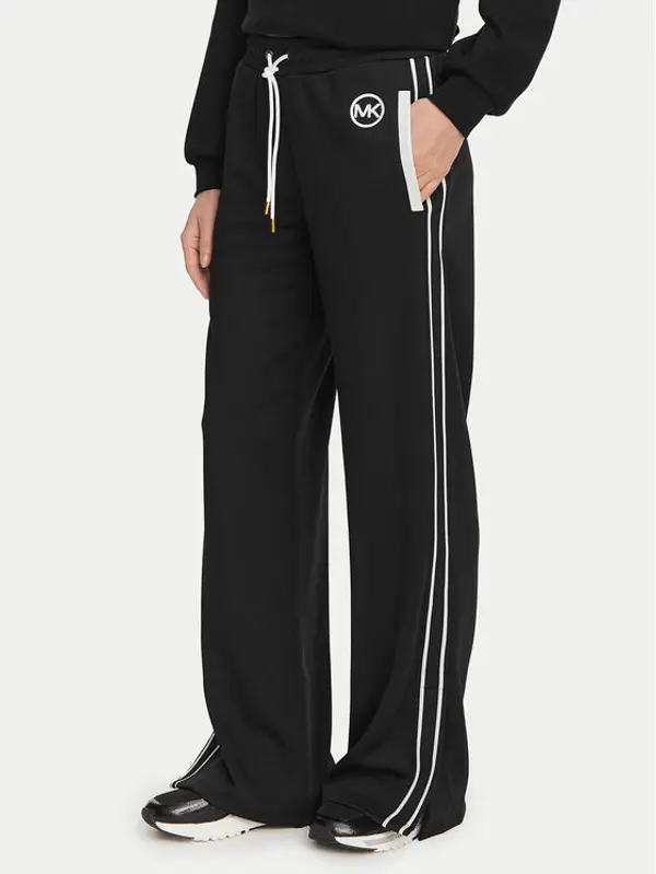 MICHAEL Michael Kors MICHAEL Michael Kors Donji dio trenerke MR630Y0K8N Crna Regular Fit