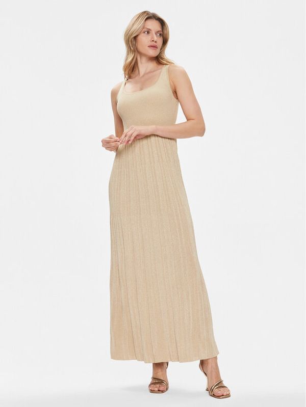 MICHAEL Michael Kors MICHAEL Michael Kors Džemper haljina MR4822IAFB Zlatna Regular Fit