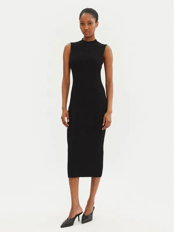 MICHAEL Michael Kors MICHAEL Michael Kors Džemper haljina MR582UN33D Crna Slim Fit