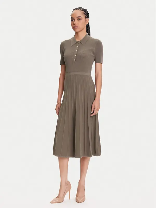MICHAEL Michael Kors MICHAEL Michael Kors Džemper haljina MT5834F33D Bež Regular Fit