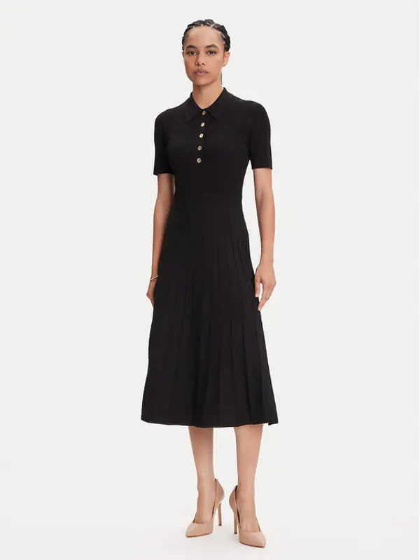 MICHAEL Michael Kors MICHAEL Michael Kors Džemper haljina MT5834F33D Crna Regular Fit