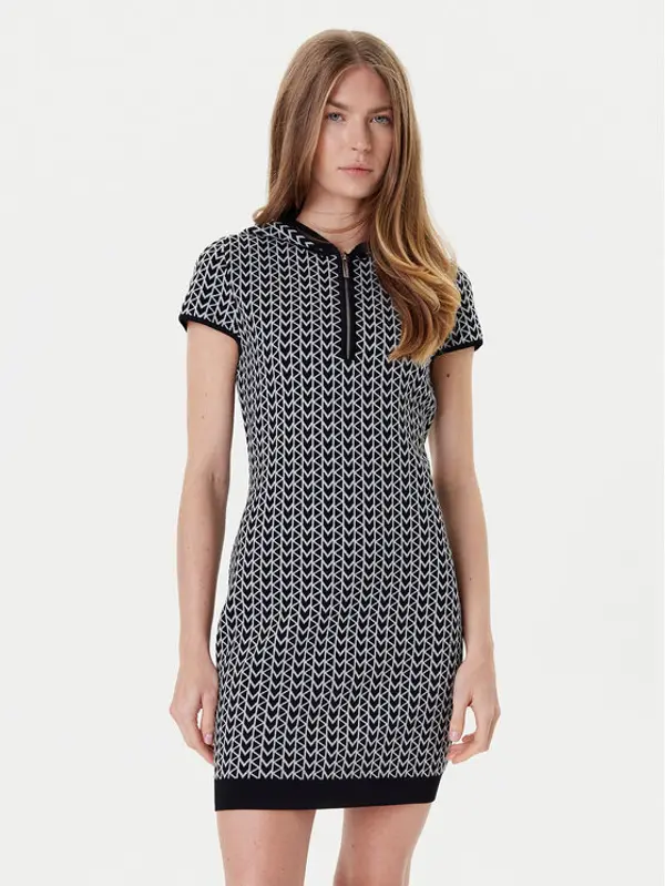 MICHAEL Michael Kors MICHAEL Michael Kors Džemper haljina MT5834LHQG Siva Regular Fit