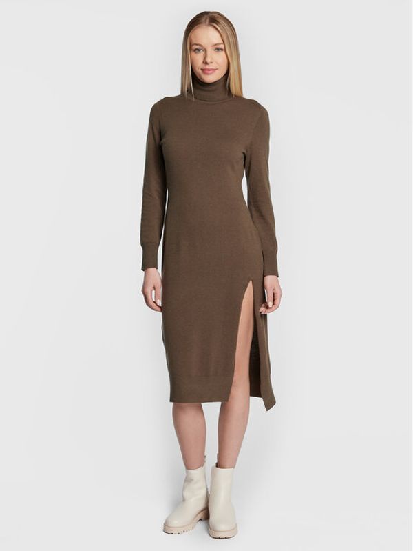 MICHAEL Michael Kors MICHAEL Michael Kors Džemper haljina MU2813ECSN Zelena Regular Fit