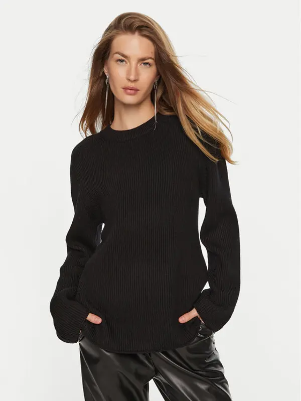 MICHAEL Michael Kors MICHAEL Michael Kors Džemper MF460YPF2G Crna Relaxed Fit