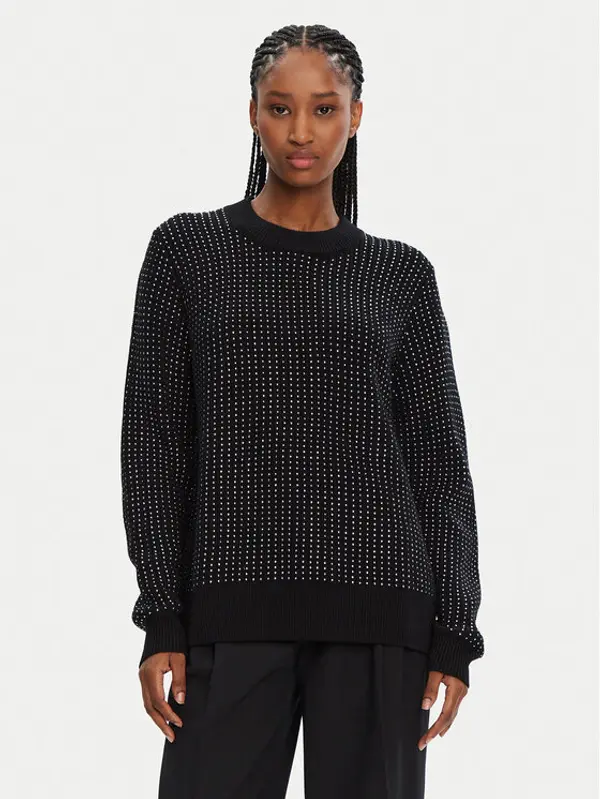 MICHAEL Michael Kors MICHAEL Michael Kors Džemper MF46124F2G Crna Regular Fit