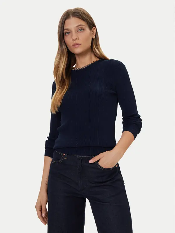 MICHAEL Michael Kors MICHAEL Michael Kors Džemper MF561CJ33D Tamnoplava Slim Fit