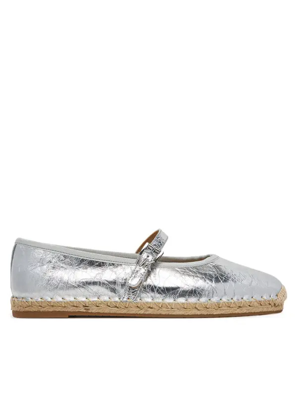 MICHAEL Michael Kors MICHAEL Michael Kors Espadrile Lynn 40S5LYFP2M Srebrna