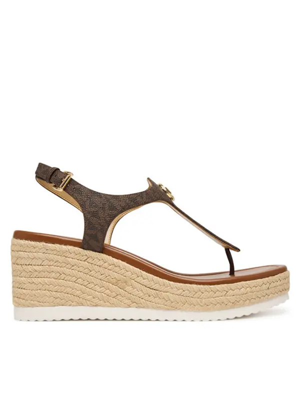 MICHAEL Michael Kors MICHAEL Michael Kors Espadrile Val Thong Wedge 40S6VAMS1B Smeđa