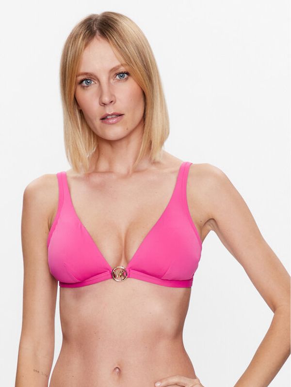 MICHAEL Michael Kors MICHAEL Michael Kors Gornji dio kupaćeg kostima Iconic Solids MM7M509 Ružičasta