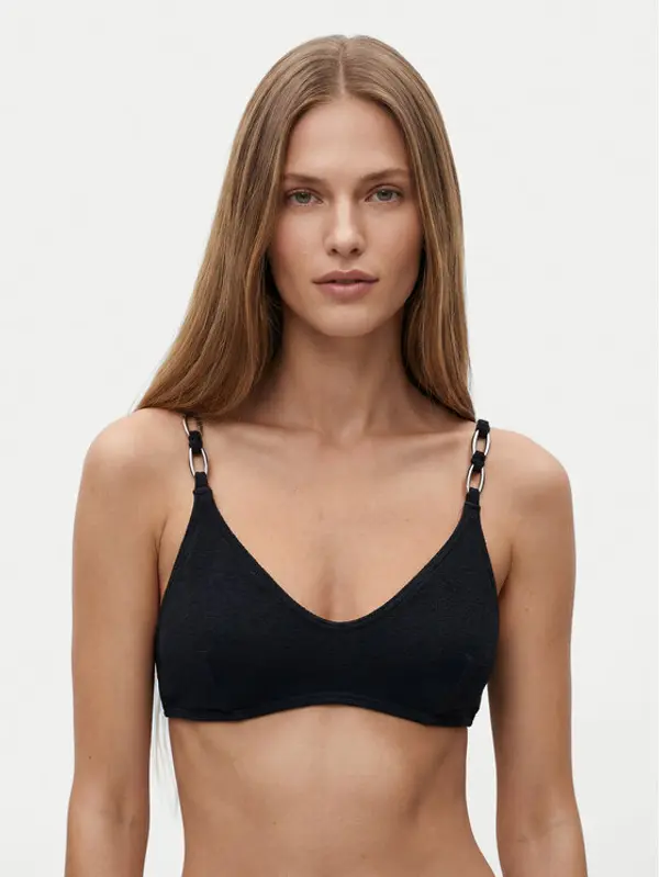 MICHAEL Michael Kors MICHAEL Michael Kors Gornji dio kupaćeg kostima MM06307 Crna